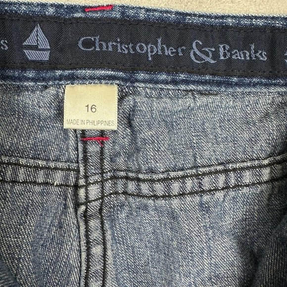 Christopher & Banks  Womens Pants Womens Size 16 Ankle - Picture 3 of 13